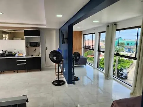 Apartamento - 6 Pe Na Areia Proximo A Lagoa E Rio Passo de Torres Apartmán