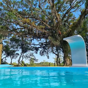 Casa de Férias Sitio Com Piscina Hidromassagem Com Acesso Ao Rio Mampituba, Passo de Torres